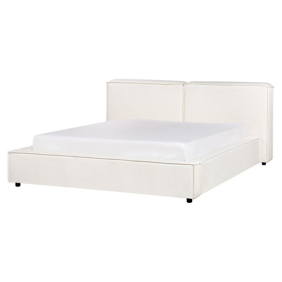 Bett mit Lattenrost aus Stoff  LINARDS