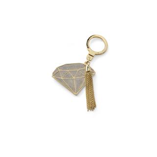 Braccialini Porte-clés Diamant à Pompom  