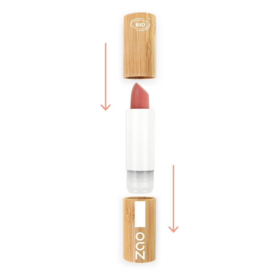 ZAO MAKEUP  Cocoon Lippenstift - Bio-zertifiziert, vegan und nachfüllbar 