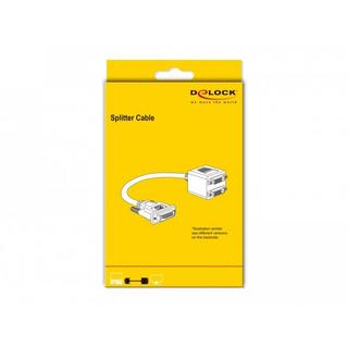 DeLock  DeLOCK Adapter HDMI Stecker zu HDMI + DVI25 Buchse 