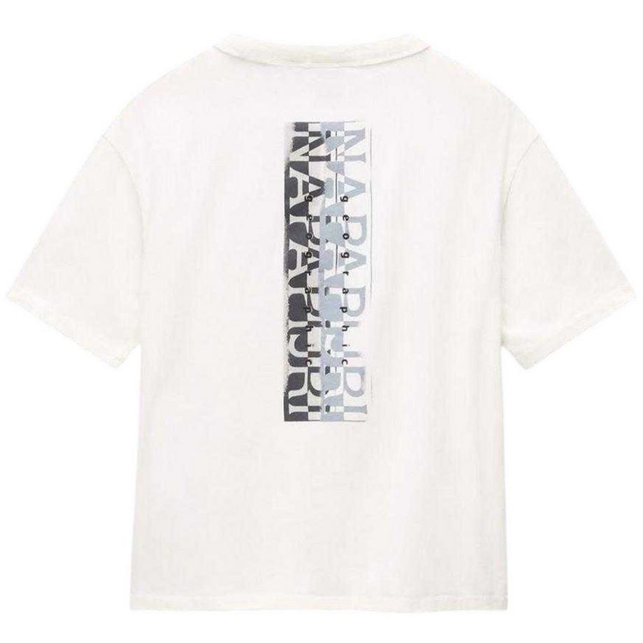 NAPAPIJRI  T-Shirt, Rückseitiger Aufdruck, Regulär, Kurzärmlig 