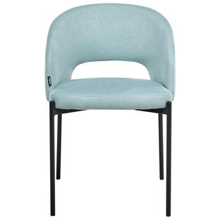 Beliani Set di 2 sedie da pranzo en Tessuto Moderno PENNY  