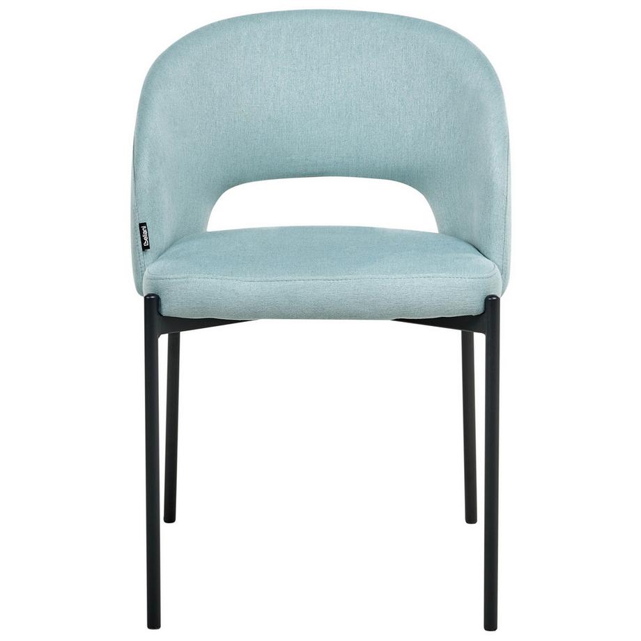 Beliani Esszimmerstuhl 2er Set aus Stoff Modern PENNY  