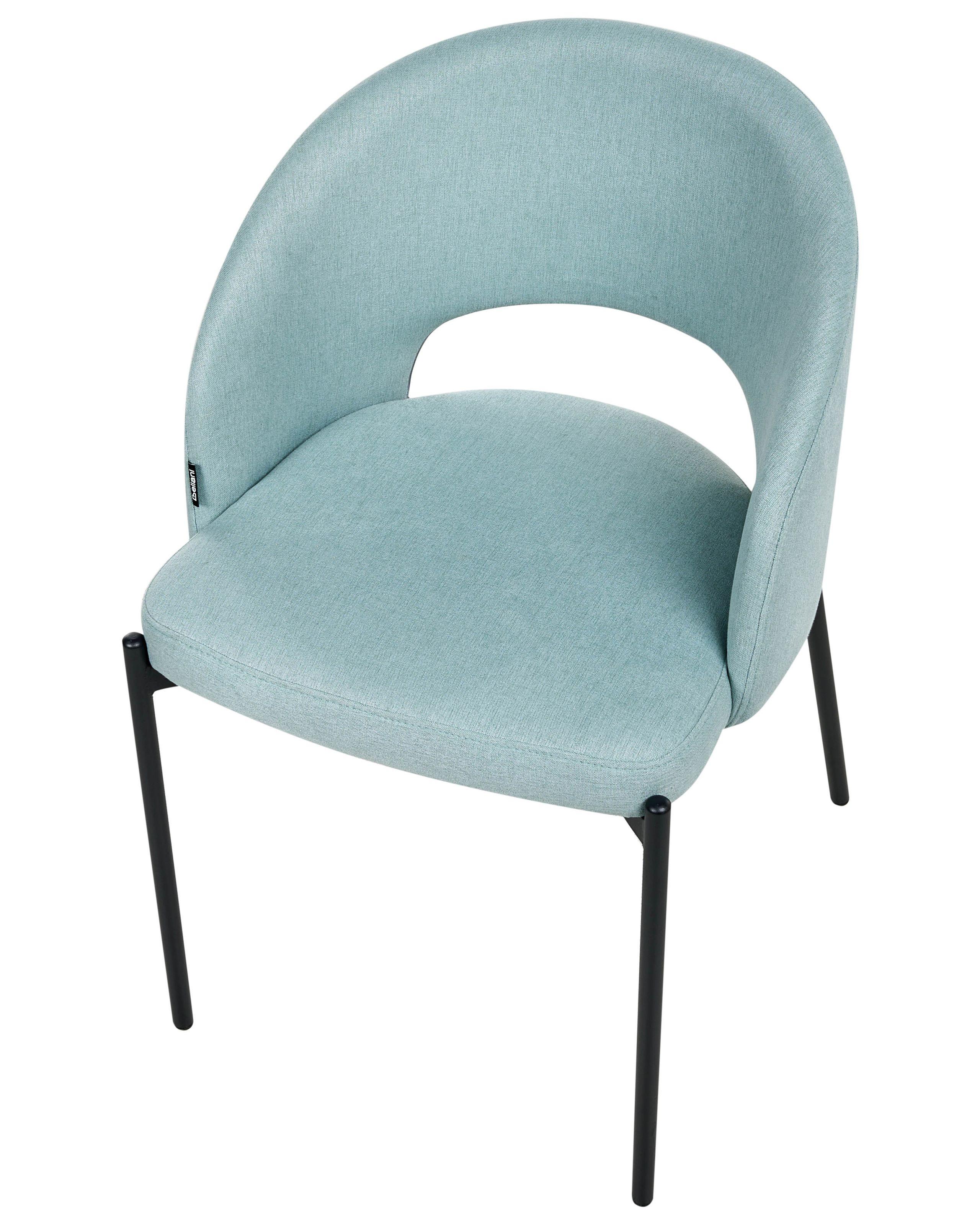 Beliani Set di 2 sedie da pranzo en Tessuto Moderno PENNY  