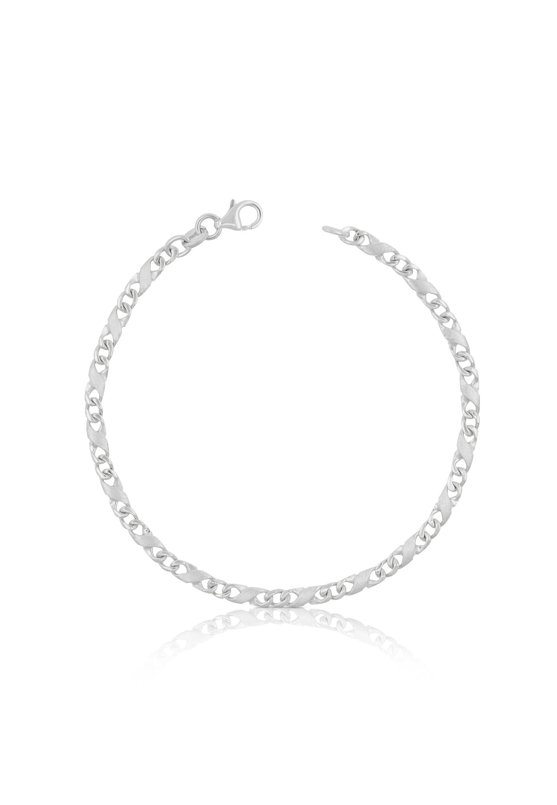 MUAU Schmuck  Bracelet Carrera en or blanc 750, 22cm, 3,5mm 