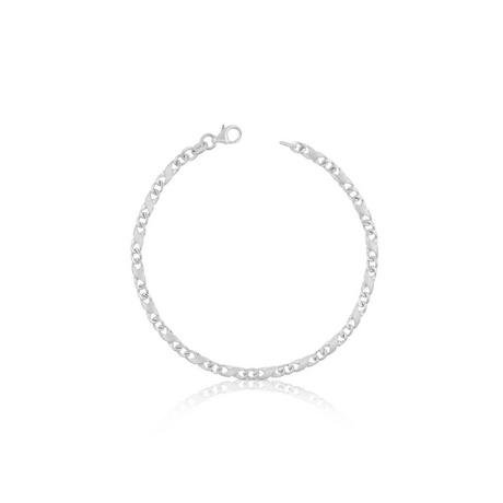 MUAU Schmuck  Bracelet Carrera en or blanc 750, 22cm, 3,5mm 