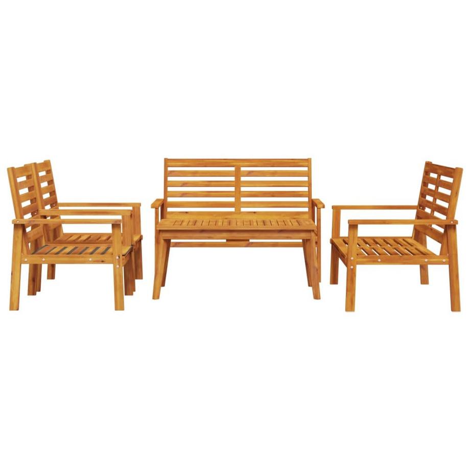 VidaXL set di mobili da giardino Legno di acacia  