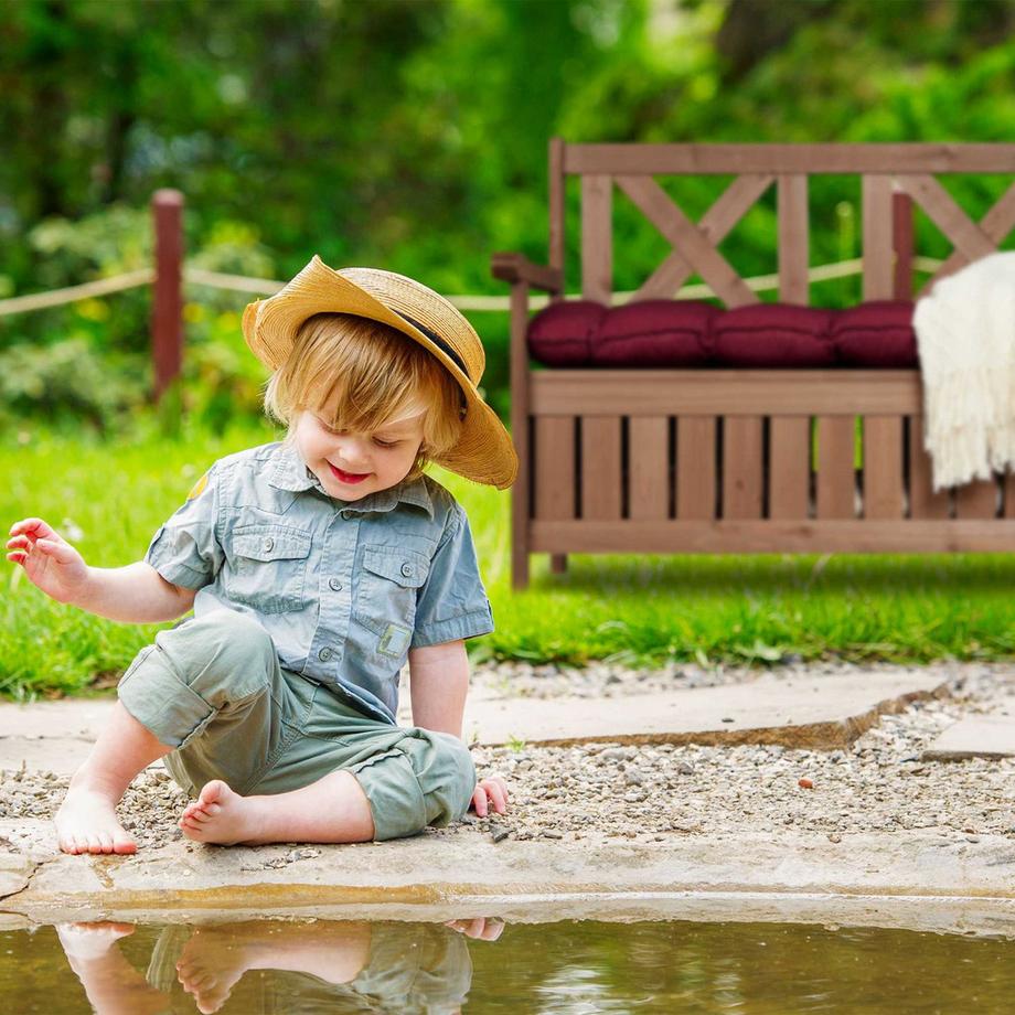 B2X Gartenbank mit Stauraum  