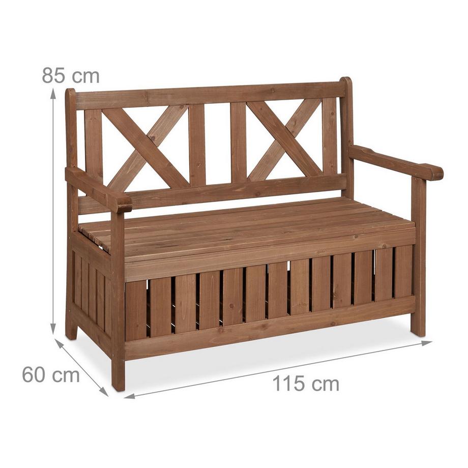 B2X Gartenbank mit Stauraum  