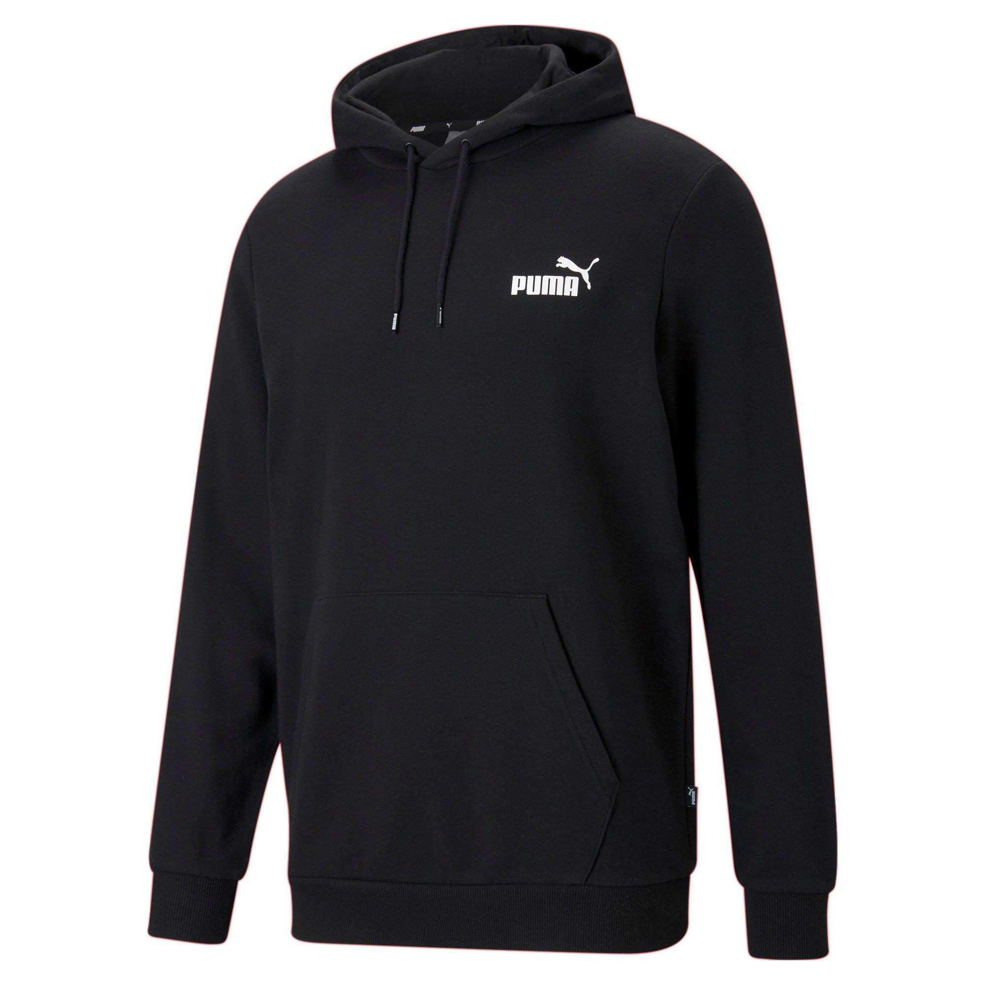 PUMA  Felpa a girocollo con cappuccio con piccolo logo Puma ESS TR 