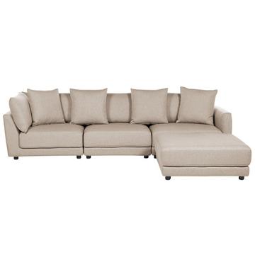 Sofa mit Ottomane aus Polyester Modern SIGTUNA