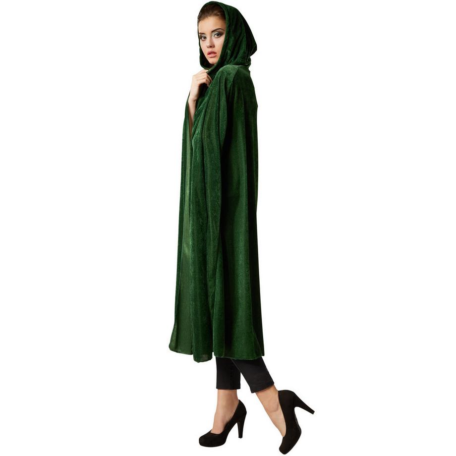 Tectake  Cape de velours à capuche 