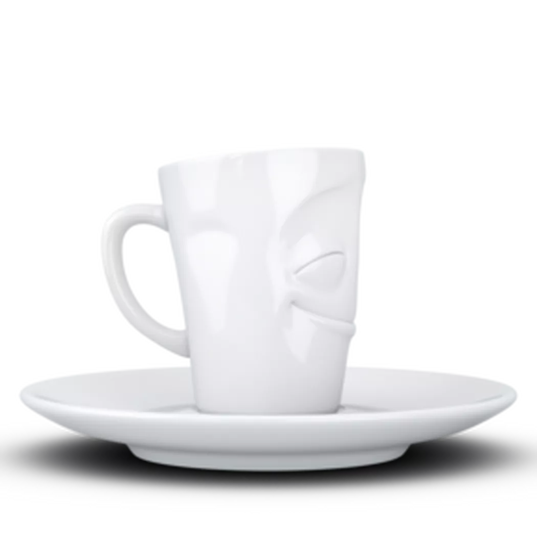 Tasse Espresso en porcelaine - Emotion Heureux  - Pylones