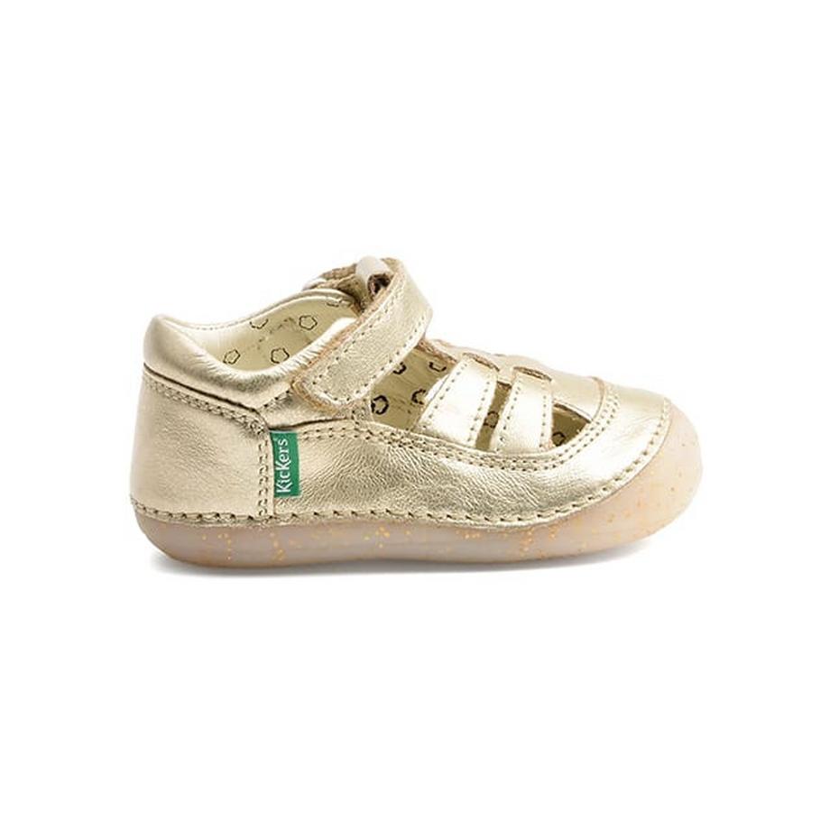 Kickers Sushy Flache Ledersandalen  