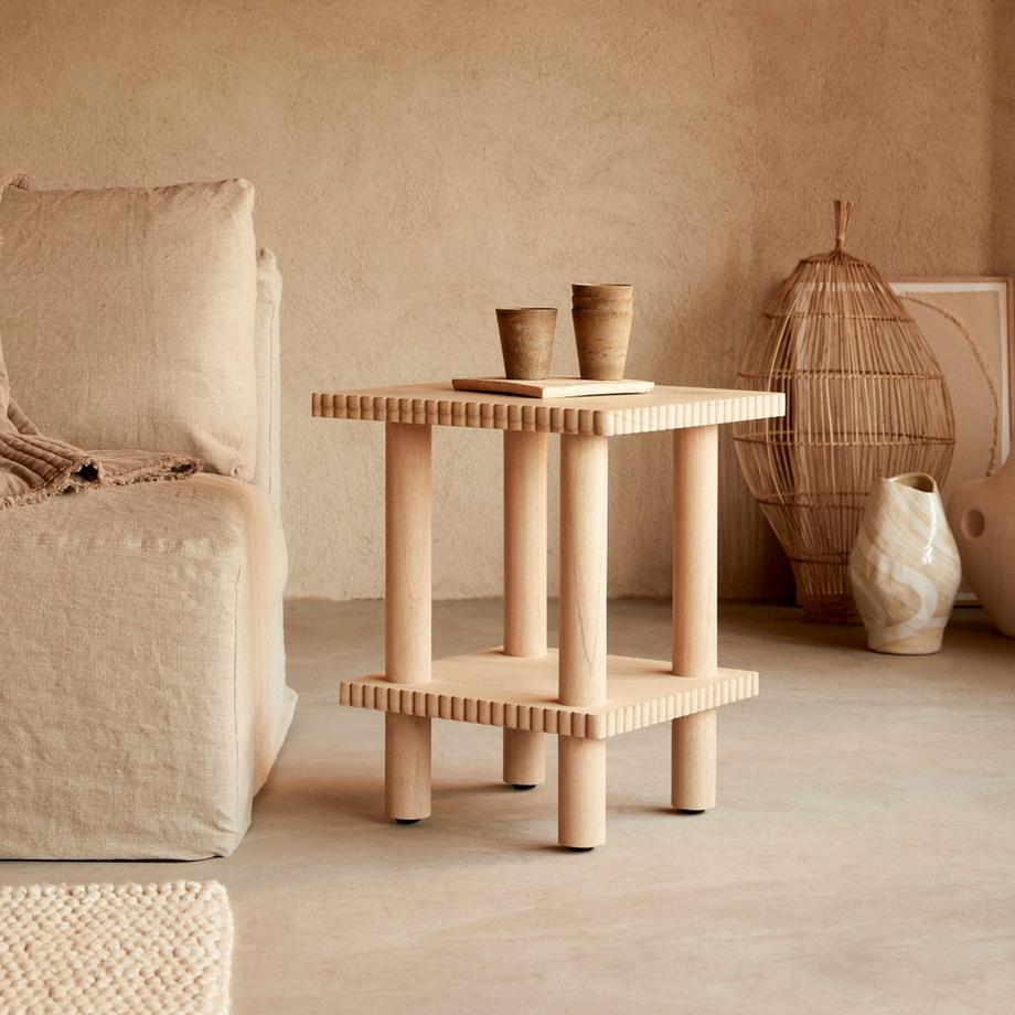 Tikamoon Ablagetisch aus Mindiholz Mollie  