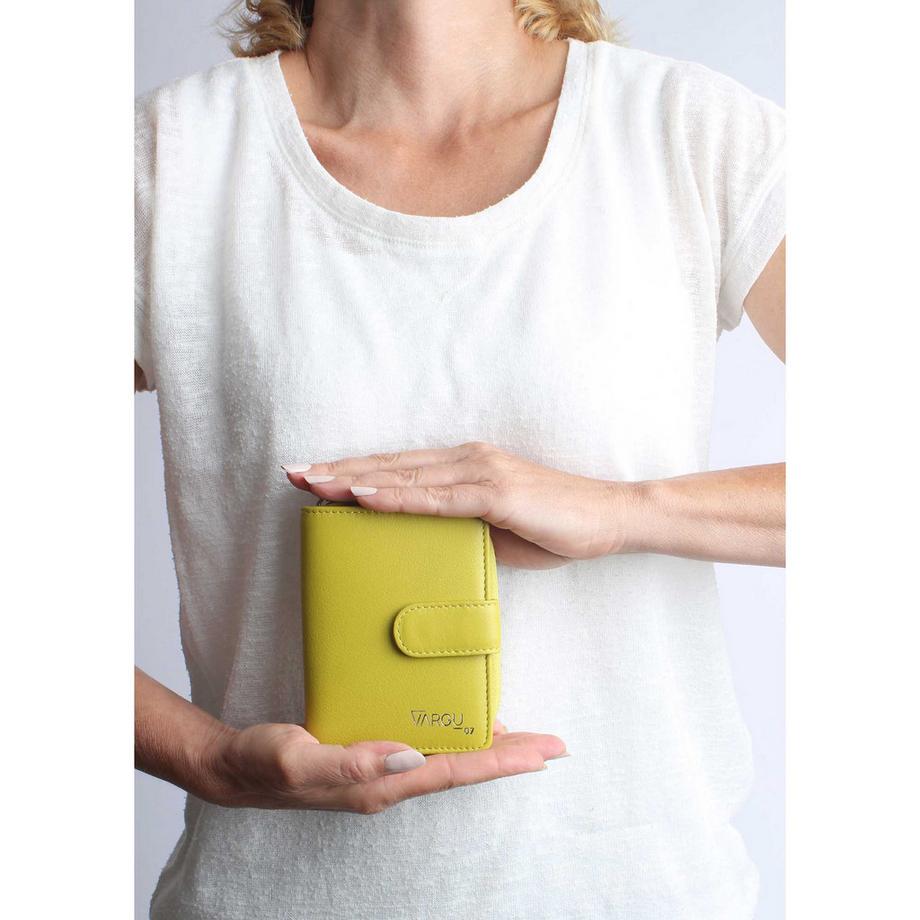 VARGU VINEM 1-A Mono Portefeuille en Cuir Véritable  