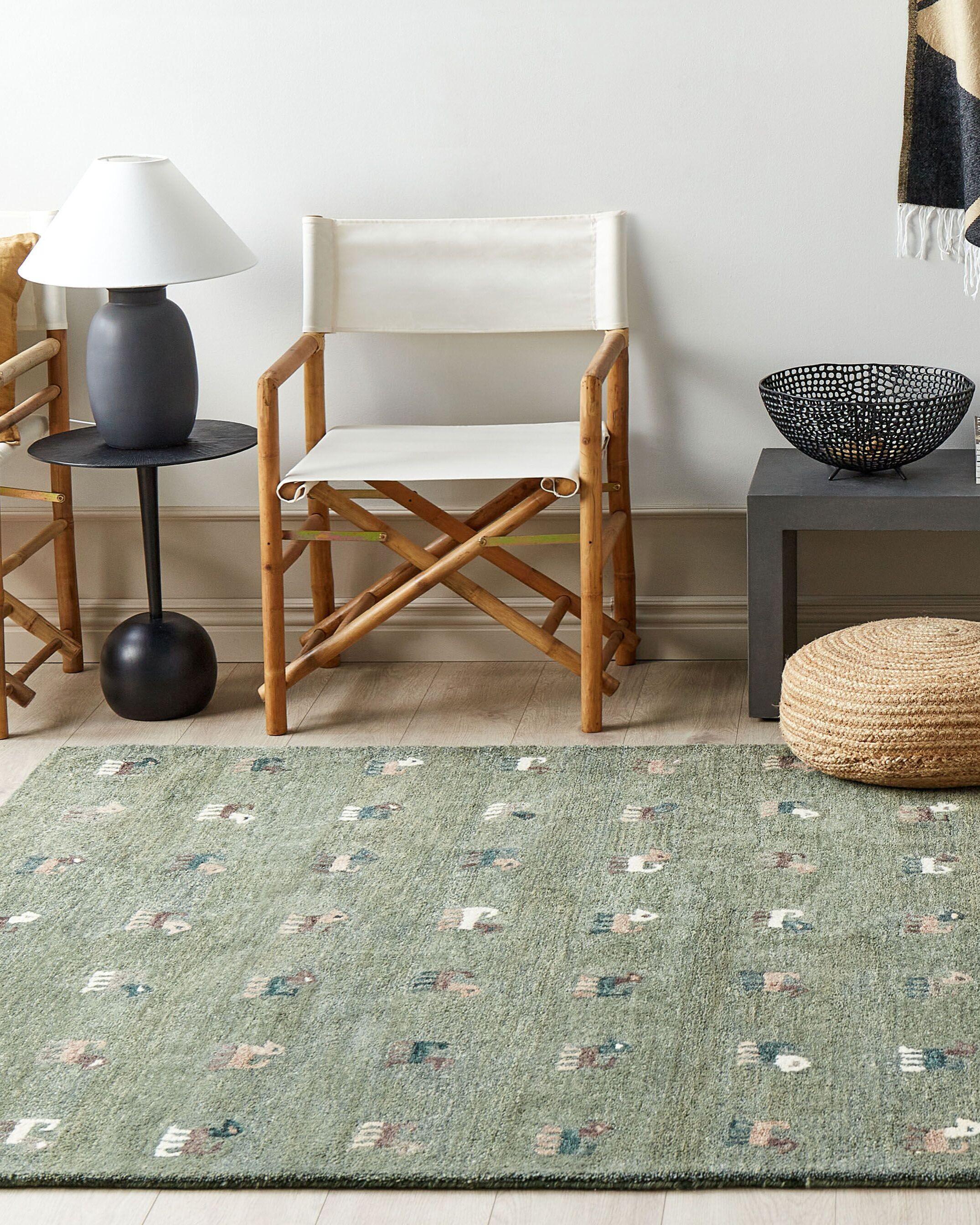 Beliani Tapis en Laine Boho KIZARLI  