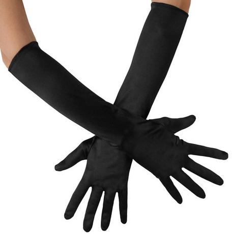 Tectake  Lange Satin-Handschuhe 