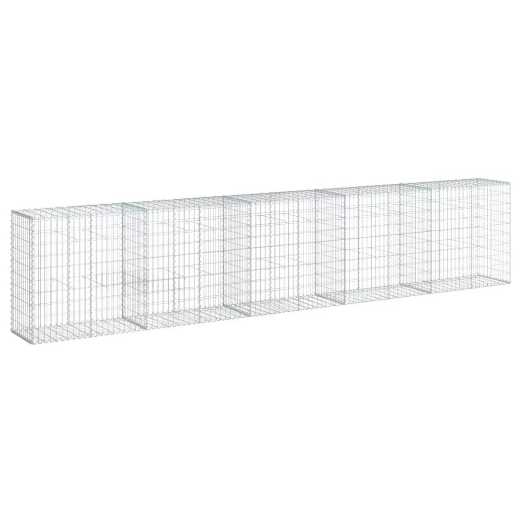 VidaXL - Panier gabion fer, One Size, Argent