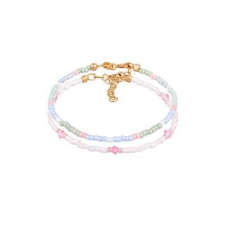 Elli  Armband Kids Glasperlen Pastell 2Er Set 