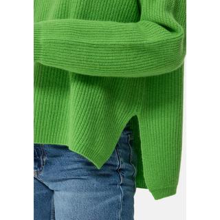 CASH-MERE.CH  Wolle Kaschmir Oversize Style Rollkragen Pullover 