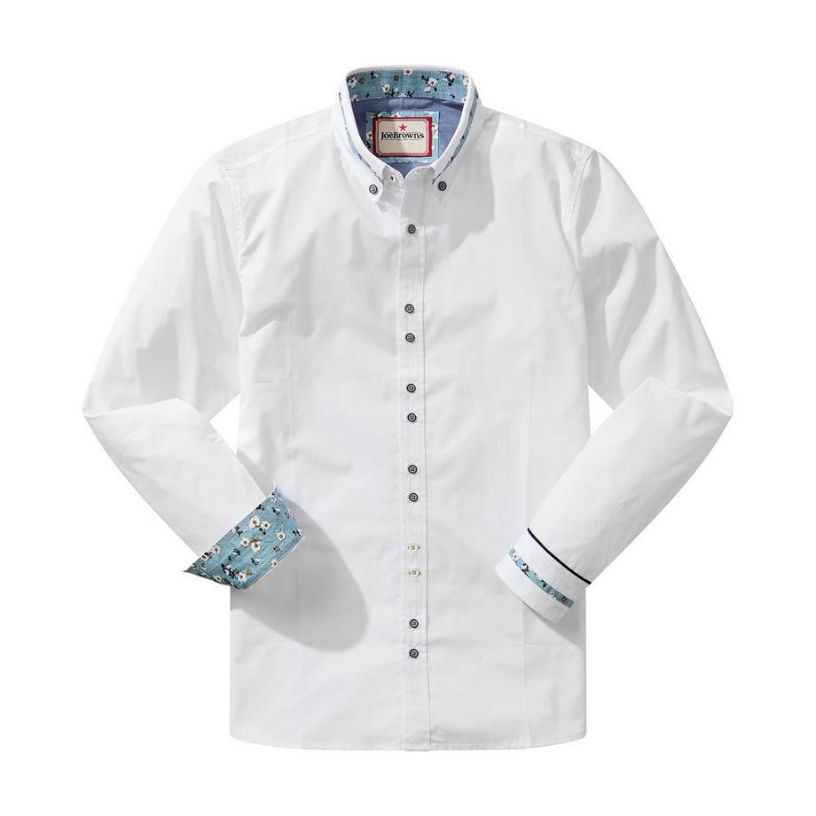 Joe Browns Chemise à col boutonné avec accents floraux  