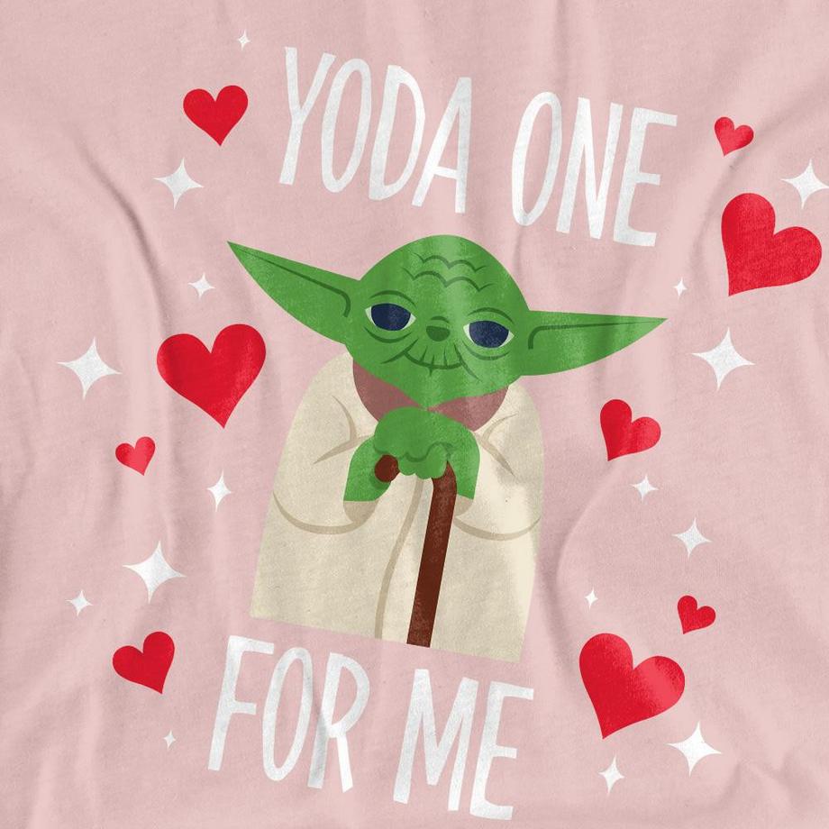 STAR WARS Maglietta San Valentino One For Me con Baby Yoda  