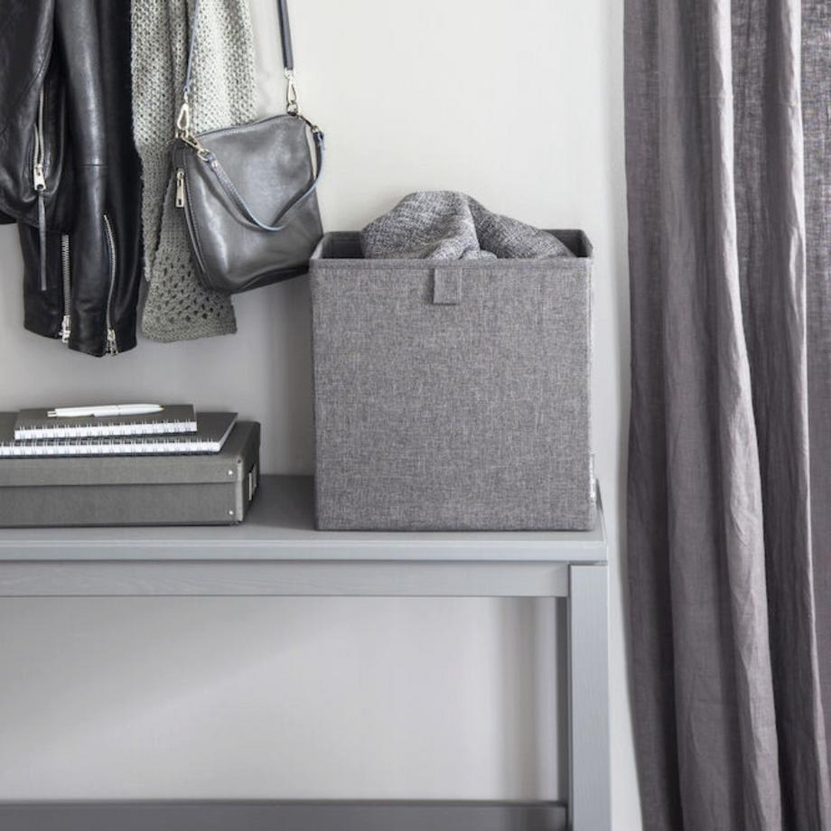 BIGSO Bigso SOFT Boîte de rangement CUBE - Gris  