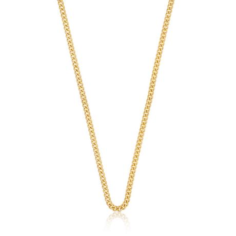 MUAU Schmuck  Collier Rundanker Gelbgold 750, 1.1mm, 50cm 