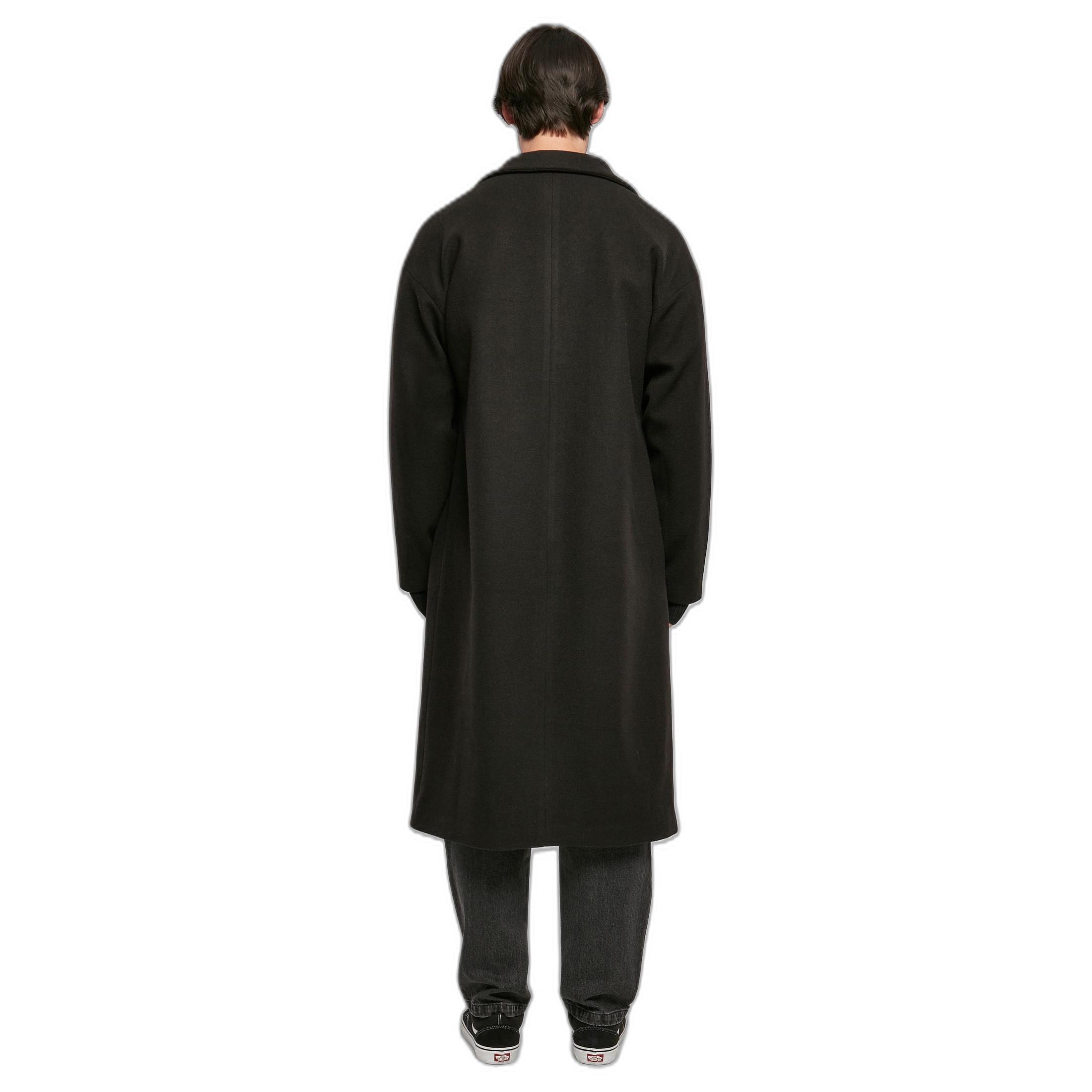 URBAN CLASSICS Cappotto lungo oversize con collo a revers  