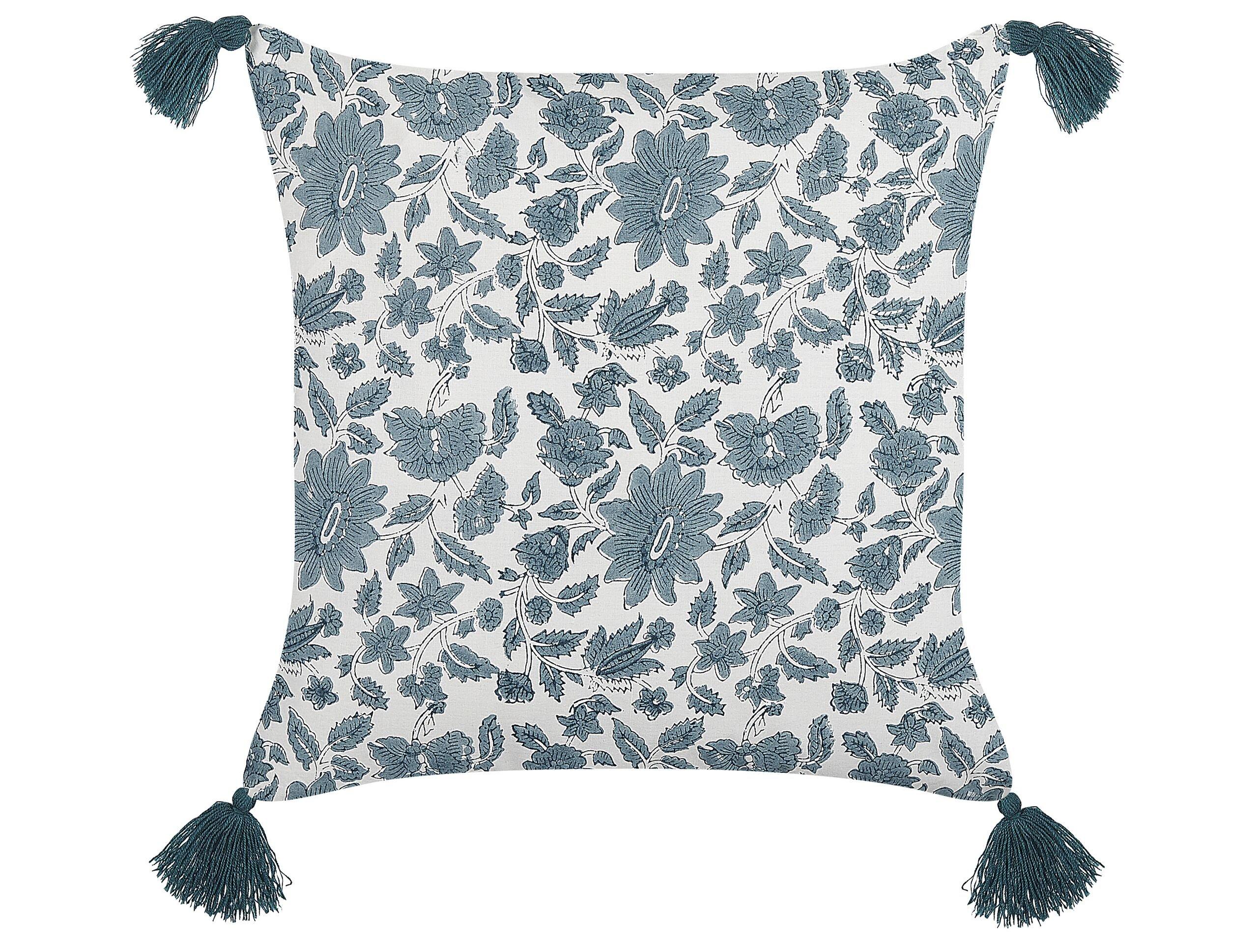 Beliani Coussin en Coton Boho RUMEX  