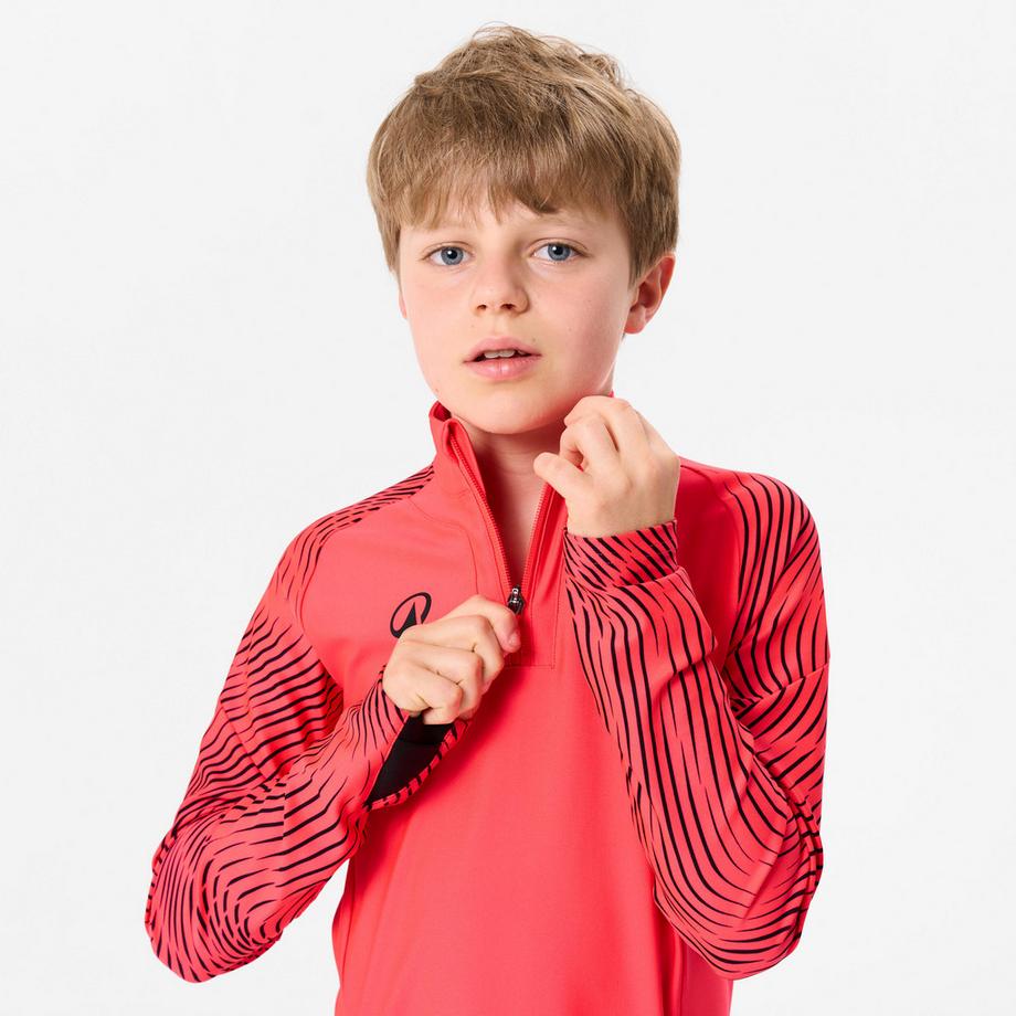 KIPSTA  Sweatshirt Kinder halber Reissverschluss Polyester 