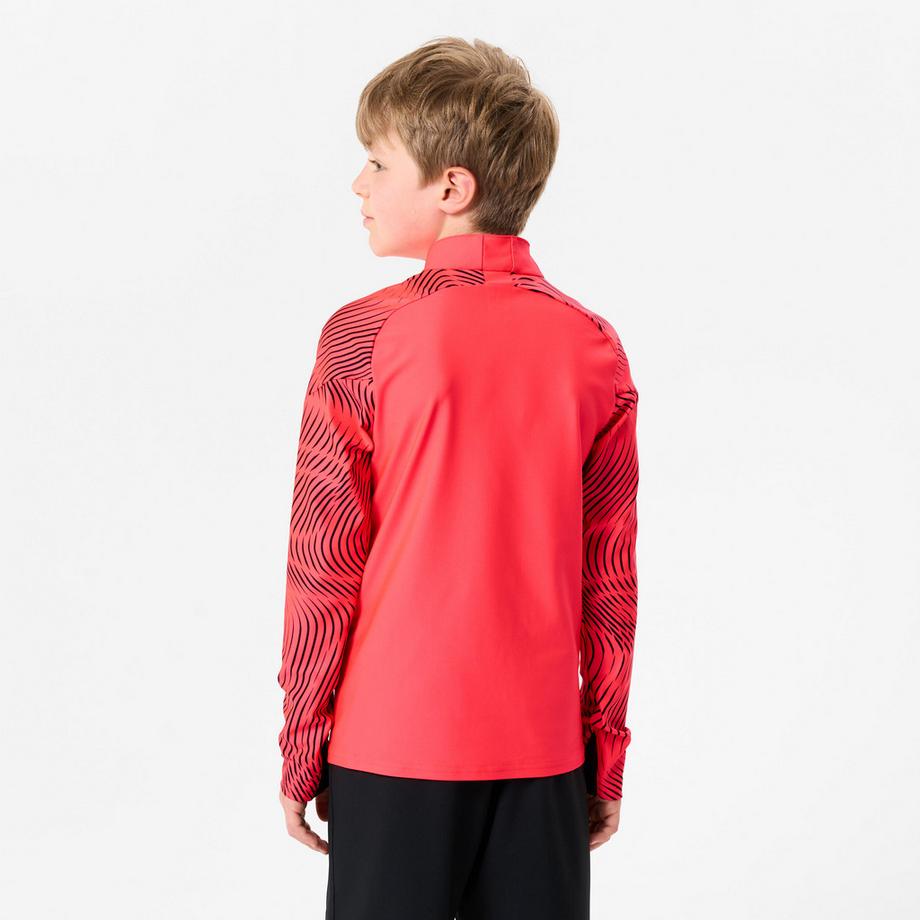 KIPSTA  Sweatshirt Kinder halber Reissverschluss Polyester 