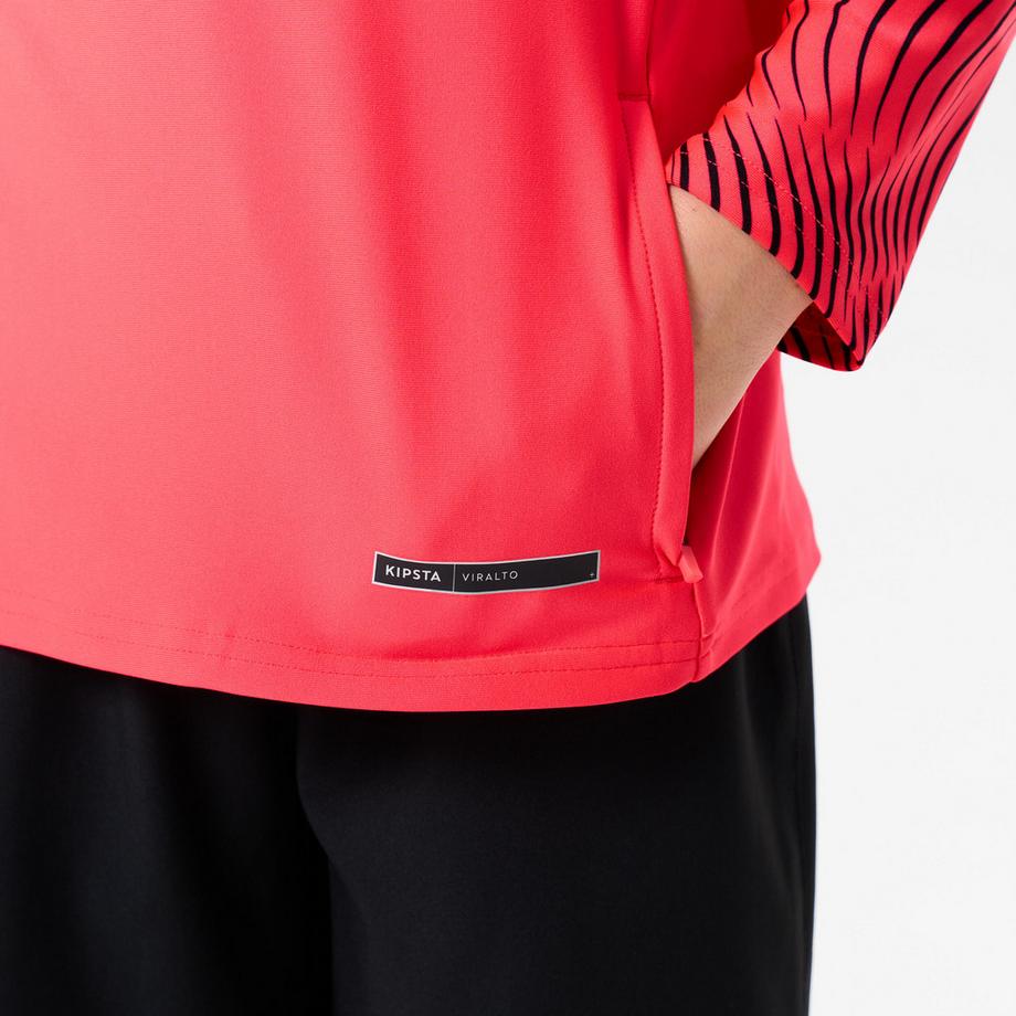 KIPSTA  Sweatshirt Kinder halber Reissverschluss Polyester 