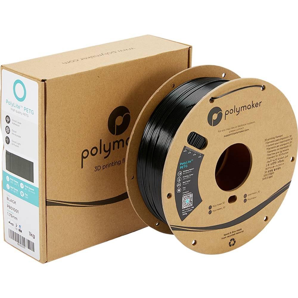 Polymaker  PolyLite Filamento per stampante 3D PETG resistente al calore, Elevata resistenza alla trazio 