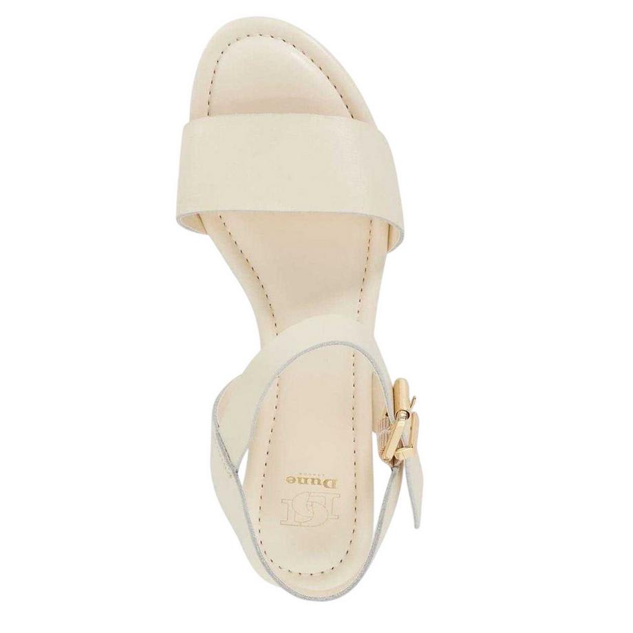 Dune London Sandales Cuir Semelle Plateforme  