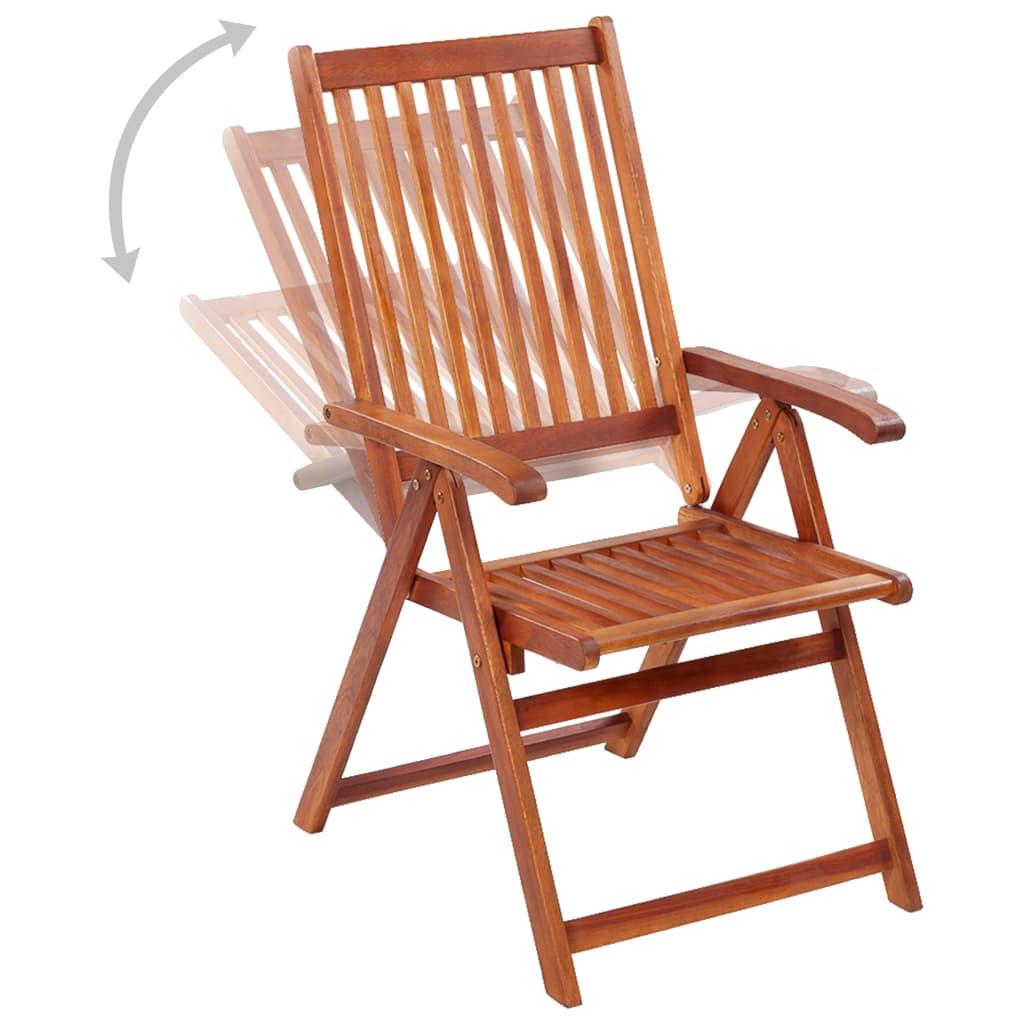 VidaXL Chaise de jardin bois d'acacia  