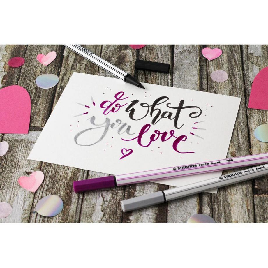 STABILO Brushpen Pen 68 Metalletui (15Teile)  