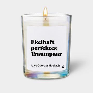 Bougie Parfumée Woody Ekelhaft perfektes Traumpaar - Alles Gute zur Hochzeit