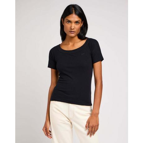 Lee  T-Shirt Off The Shoulder Rib 