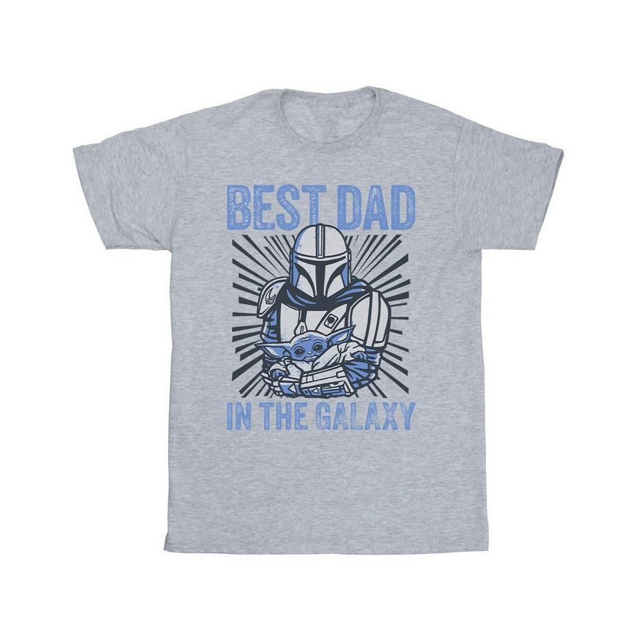 Tshirt MANDALORIAN BEST DAD GALAXY
