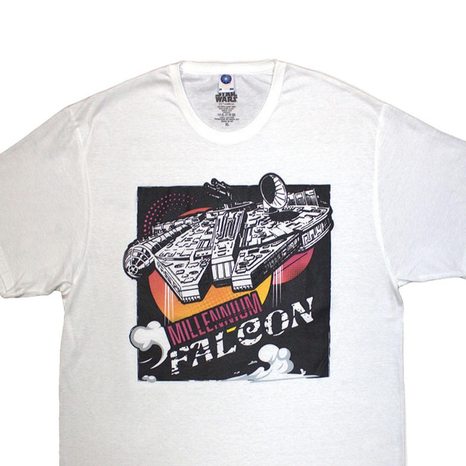 STAR WARS Star Wars Millennium Falcon T-Shirt Stampa Grafica  