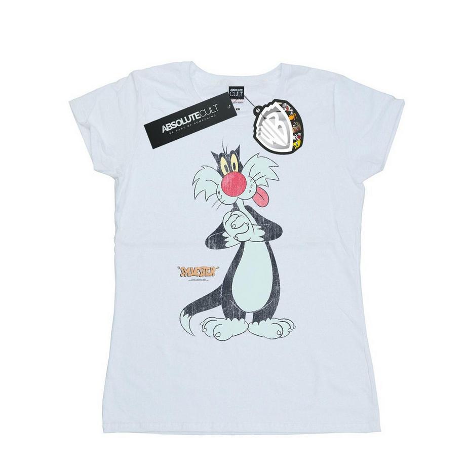 LOONEY TUNES Sylvester the Cat T-Shirt Imprimé  