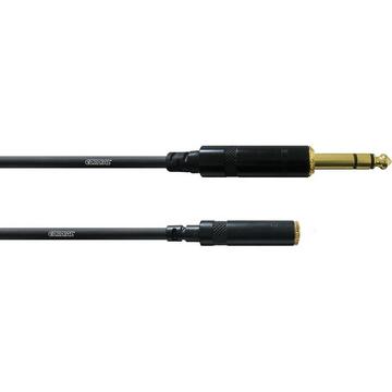 Audio-Kabel 6,3 mm Klinke - 3,5 mm Klinke 0.15 m