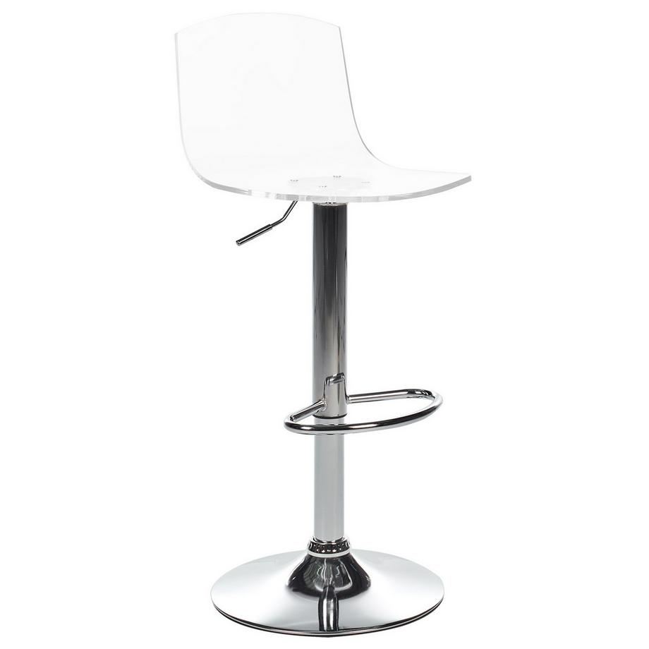 Beliani Lot de 2 chaises de bar en Acrylique  IMOLA  