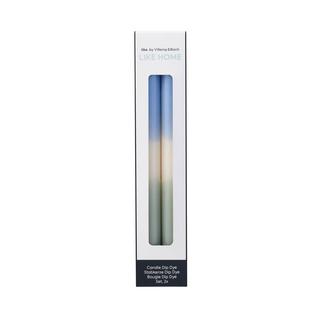 like. by Villeroy & Boch Stabkerze dip dye ice, sage 2 Stk. Like Home  