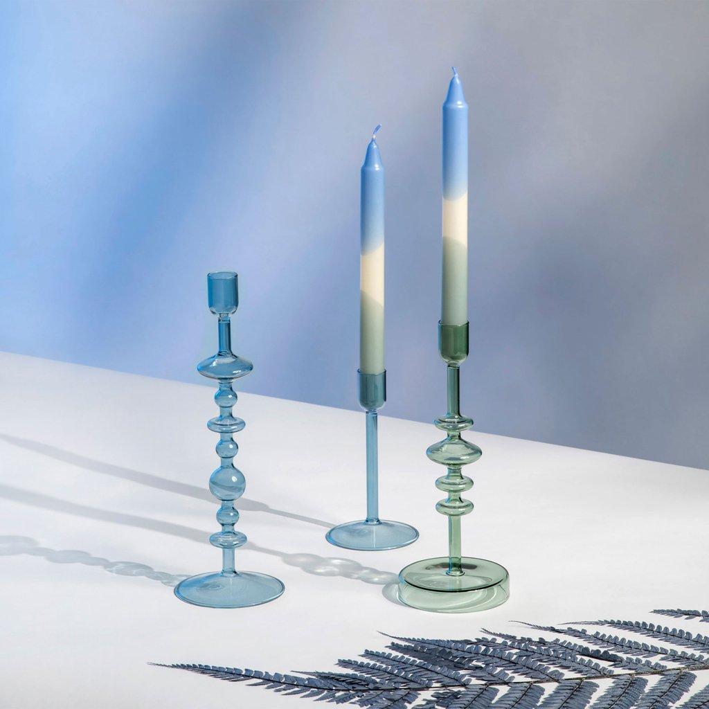 like. by Villeroy & Boch Stabkerze dip dye ice, sage 2 Stk. Like Home  