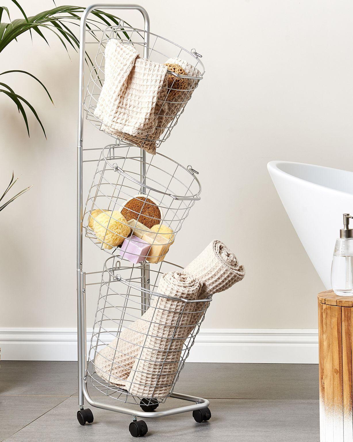 Beliani Supporto per cestino en Ferro Moderno AYAPAL  