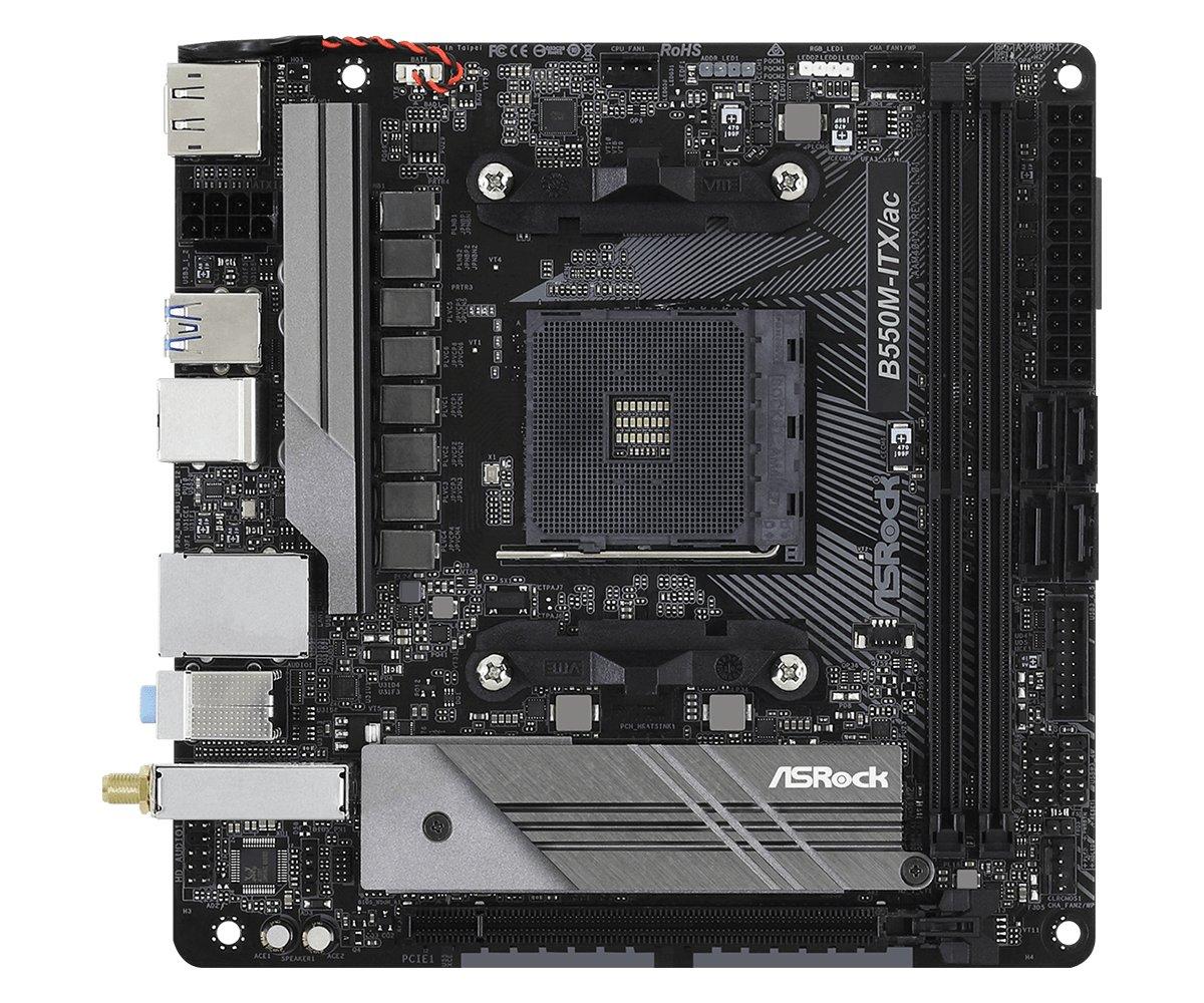 ASRock  B550M-ITX/ac AMD B550 Emplacement AM4 mini ITX 