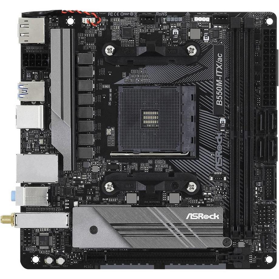 ASRock  B550M-ITX/ac AMD B550 Socket AM4 mini ITX 
